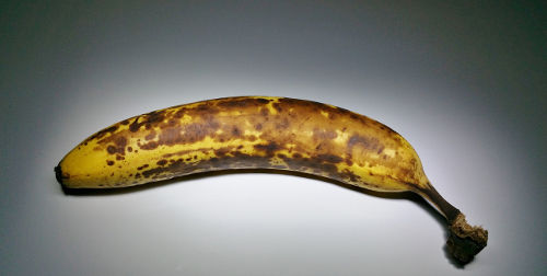 Reife Banane eignet sich für Smoothies