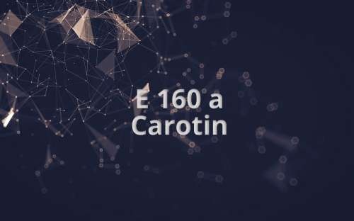 E 160a - Carotin