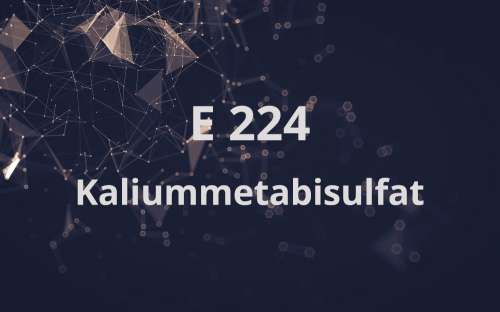 E 224 - Kaliummetabisulfat