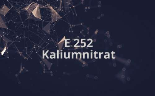 E 252 - Kaliumnitrat