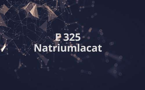 E 325 - Natriumlactat