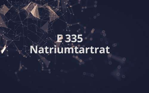 E 335 - Natriumtartrat
