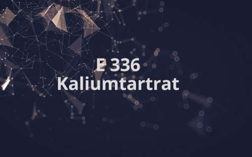 E 336 - Kaliumtartrat