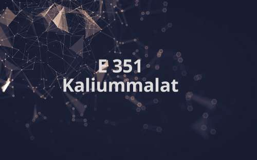 E 351 - Kaliummalat