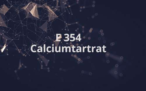 E 354 - Calciumtartrat