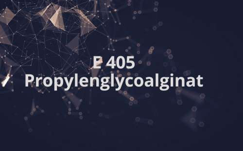 E 405 - Propylenglycolalginat