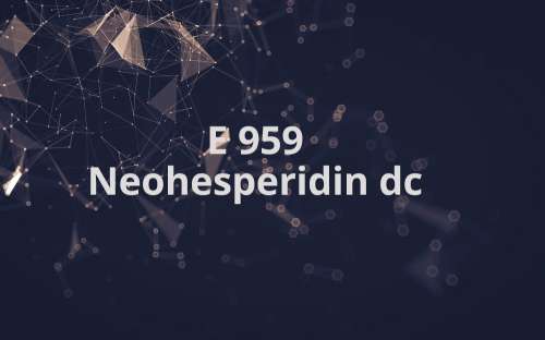 E 959 - Neohesperidin DC 