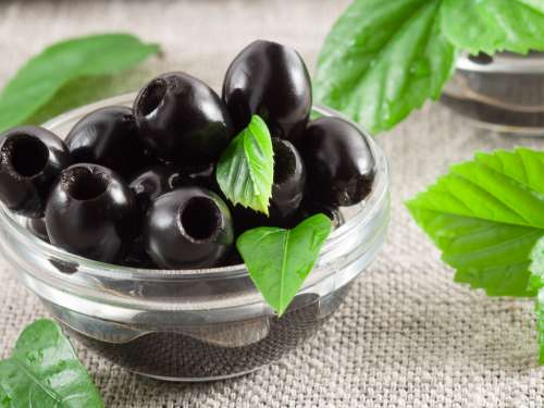 Olive schwarz griechische Art